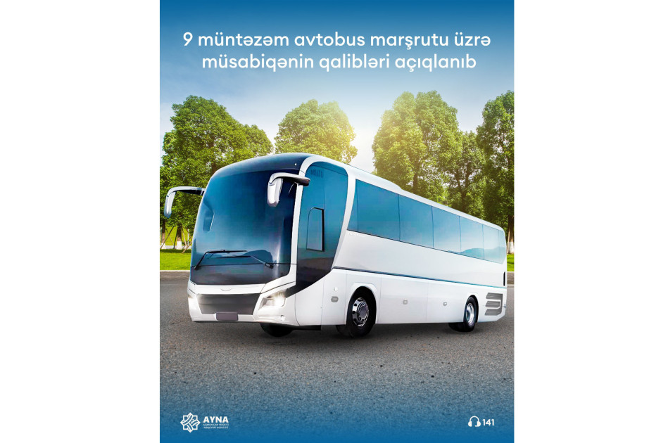 Bir neçə müntəzəm avtobus marşrutu üzrə keçirilən müsabiqənin qalibləri açıqlandı