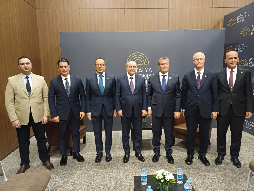 Antalyada YAP Sədrinin müavini ilə Ulusal Birlik Partiyasının Sədri arasında görüş keçirilib