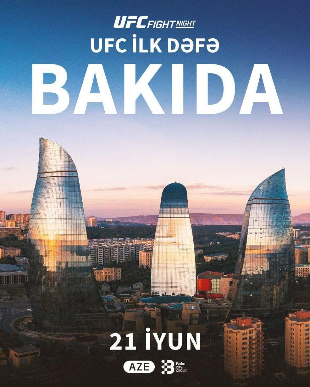 UFC Fight Night ilk dəfə Bakıda keçiriləcək
