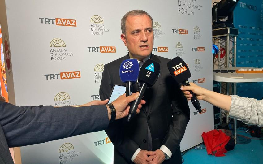 Ceyhun Bayramov: Antalya Diplomatiya Forumuna artan marağın şahidi olmaq sevindiricidir