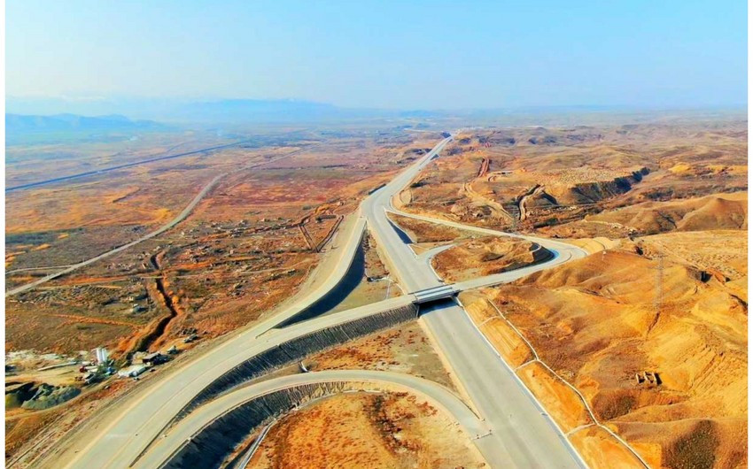Horadiz-Cəbrayıl-Zəngilan-Ağbənd yolunun tikintisi 93% tamamlanıb