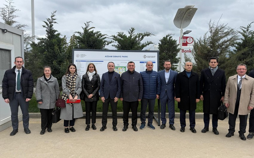 Türkiyə ticarət nazirinin müavini Ağdam Sənaye Parkında olub