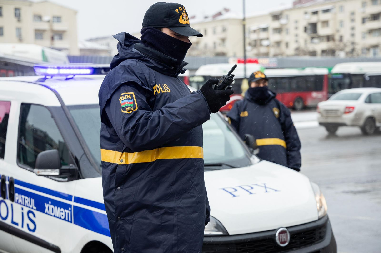 DİN: Polis əməkdaşları tərəfindən zəruri təhlükəsizlik tədbirləri görülür