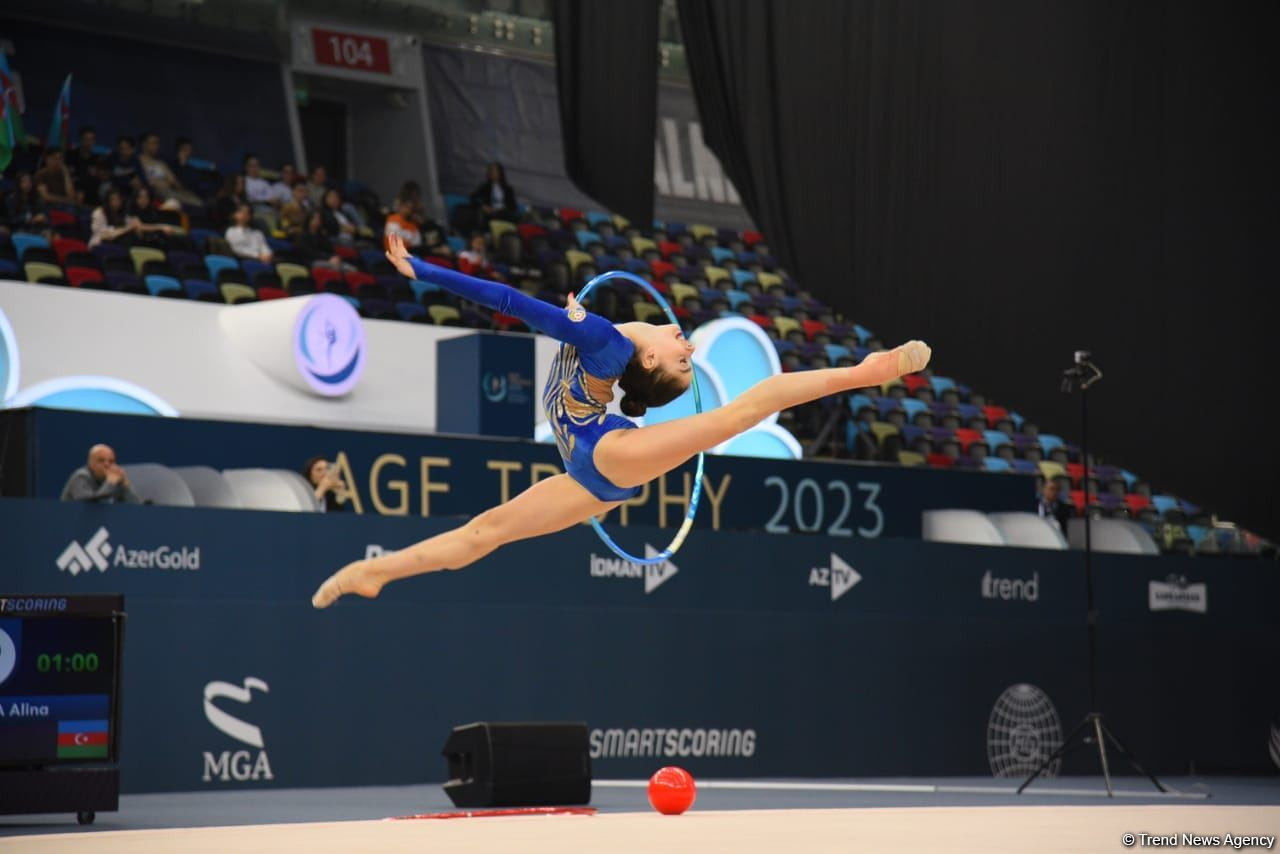 Bakıda bədii gimnastika üzrə Dünya Kuboku, "AGF Trophy" beynəlxalq turnirinin açılış mərasimi keçirilib
