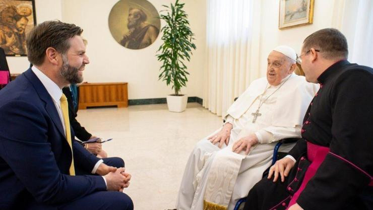 Papa Fransisk ABŞ vitse-prezidenti Vens ilə görüşüb