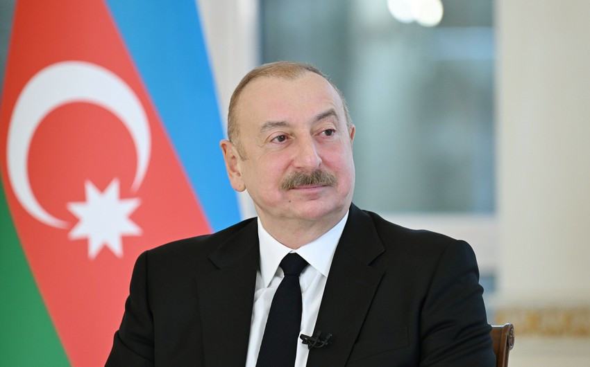 Azərbaycan Prezidenti İlham Əliyev Çinin "Sinxua" agentliyinə müsahibə verib