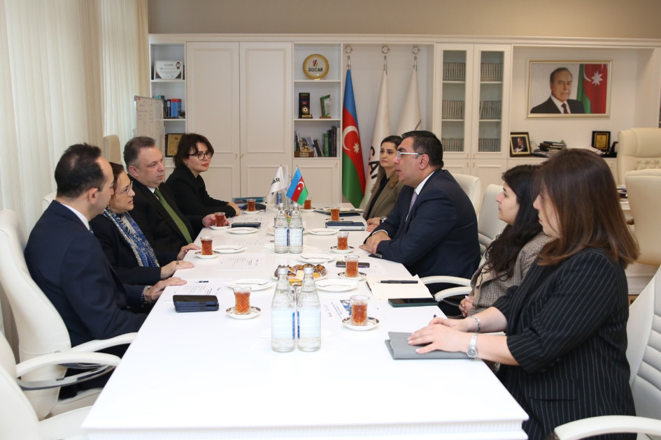 “SOCAR Türkiyə” və Kolumbiya Qlobal Mərkəzinin rəhbər şəxsləri BANM-də olublar