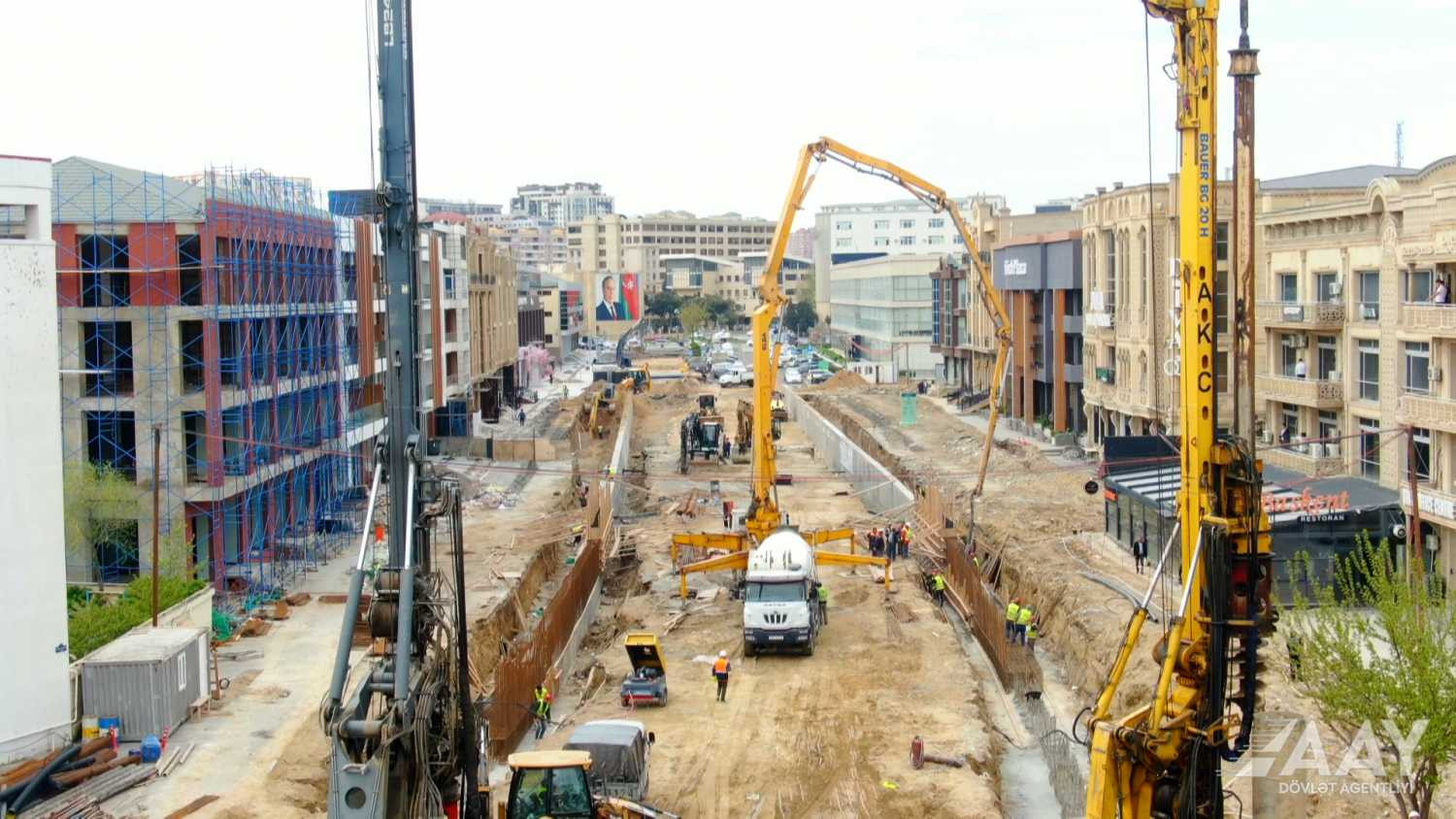 Paytaxtda yeni avtomobil yolunun inşası ilə bağlı son vəziyyət məlum olub