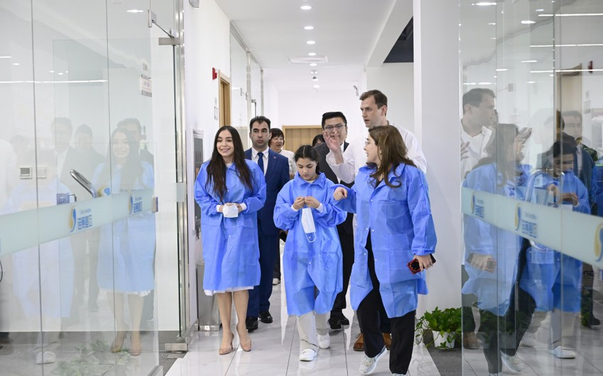 Leyla Əliyeva Çin Milli İnsan Genomu Mərkəzində olub