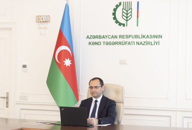 Nazir Məcnun Məmmədov və rusiyalı həmkarı arasında onlayn görüş keçirilib