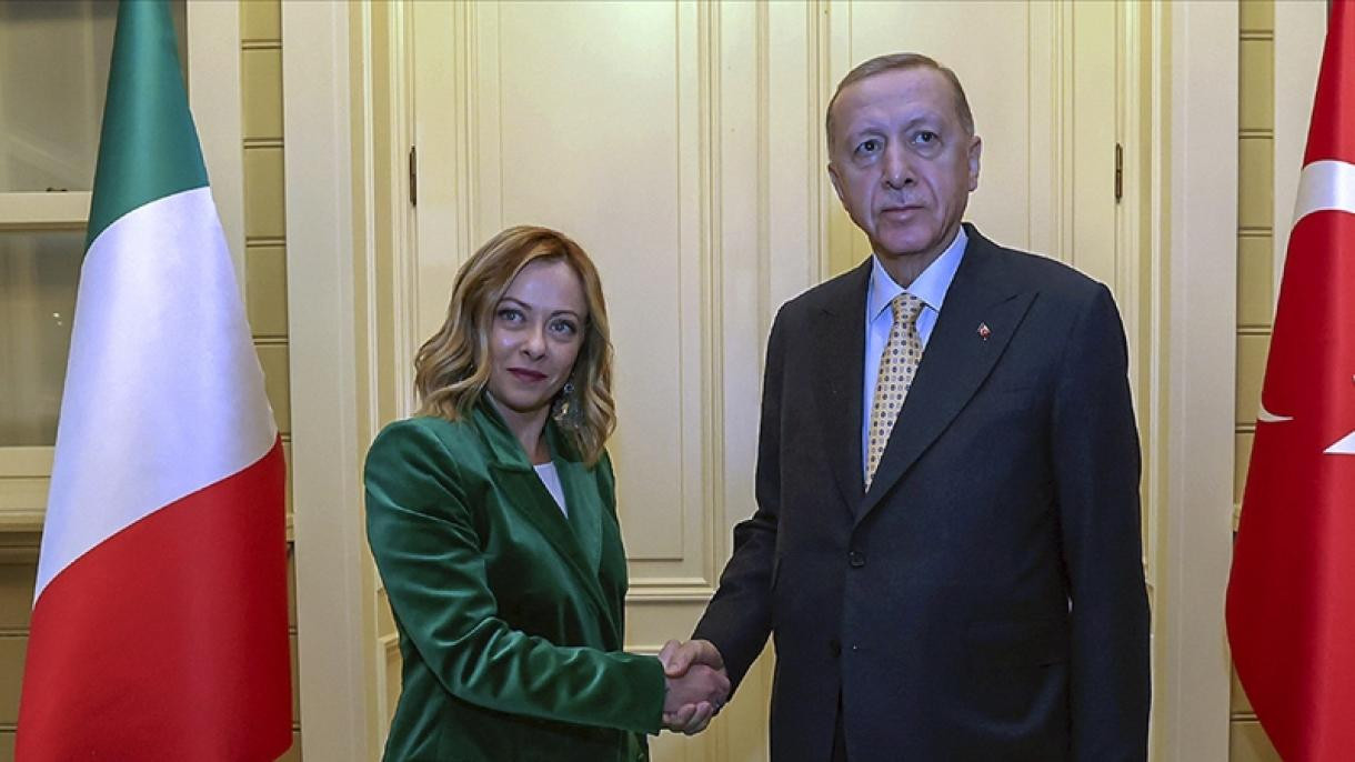 Ərdoğan İtaliyada Meloni ilə görüşüb
