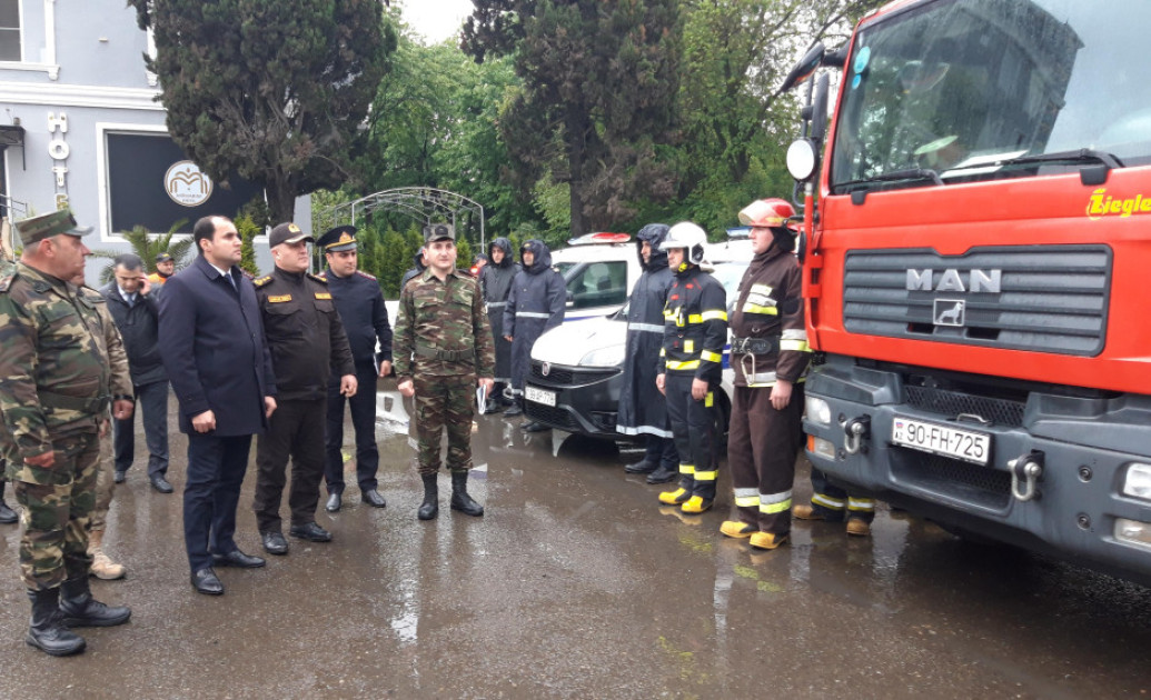 FHN-in Cənub Regional Mərkəzi nümunəvi mülki müdafiə məşqi keçirib