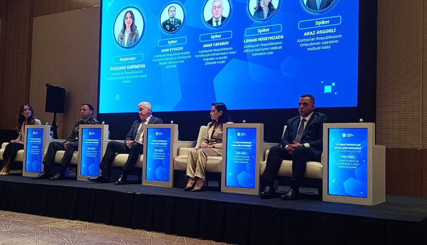 Bakıda “Konstitusiya və Suverenlik İlində media gündəmi” adlı panel sessiya keçirilir