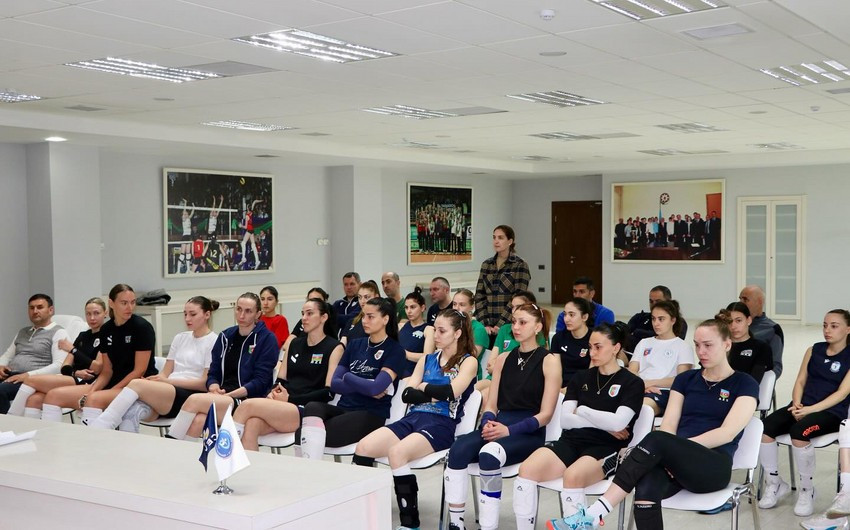 Qadın voleybolçuların Avropa Qızıl Liqasına hazırlıqlarına start verilib