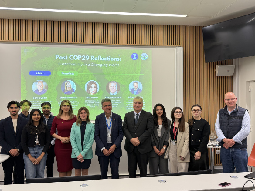 Londonda COP29-dan sonra dayanıqlılıq mövzusunda müzakirələr aparılıb