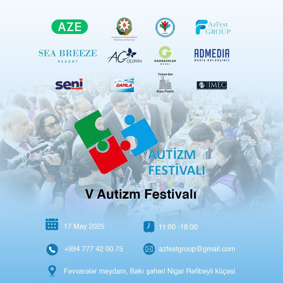 Bakıda V Autizm Festivalı keçiriləcək