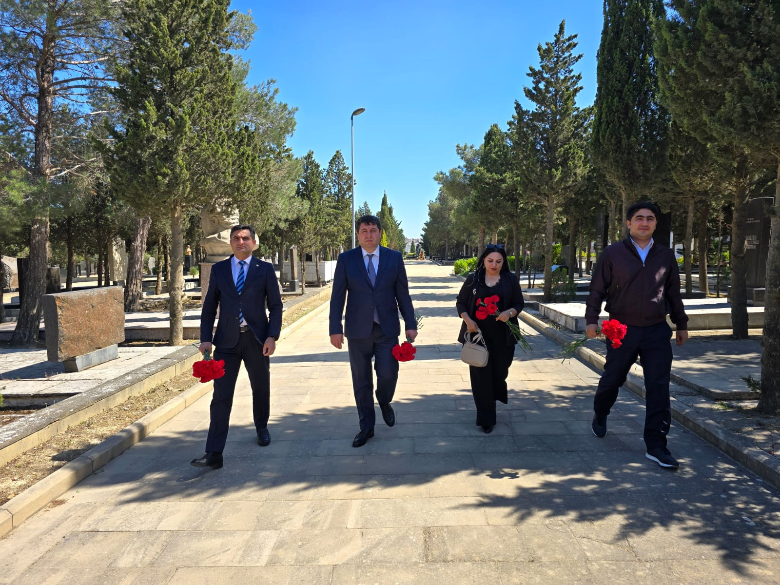 Şəhid Taleh Yusifovun məzarı ziyarət olunub