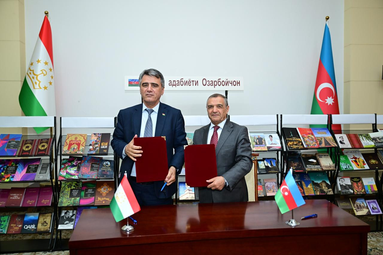 Tacikistan və Azərbaycan Milli kitabxanaları arasında memorandum imzalanıb