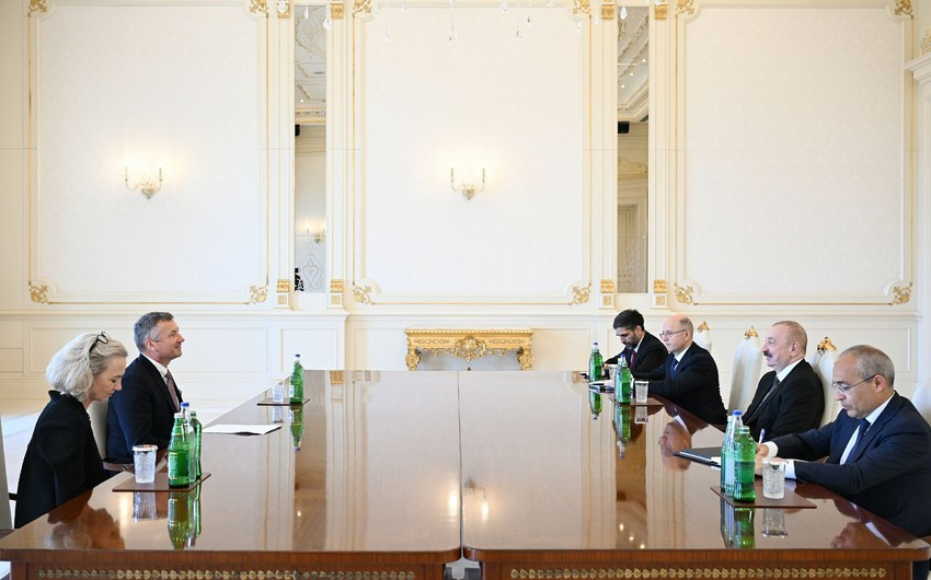 İlham Əliyev “ExxonMobil” şirkətinin vitse-prezidentini qəbul edib -