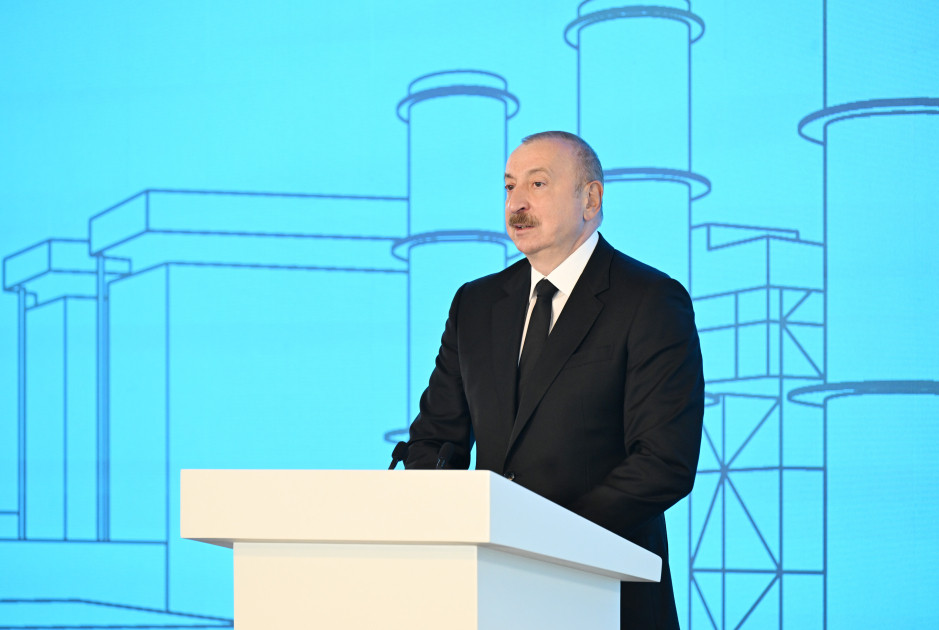 Prezident: “8 Noyabr” Elektrik Stansiyasının açılışı ölkəmizin enerji potensialını böyük dərəcədə gücləndirəcək