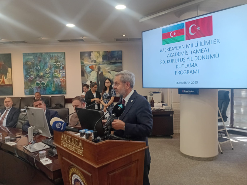 Ankarada AMEA-nın 80 illiyi qeyd olunub