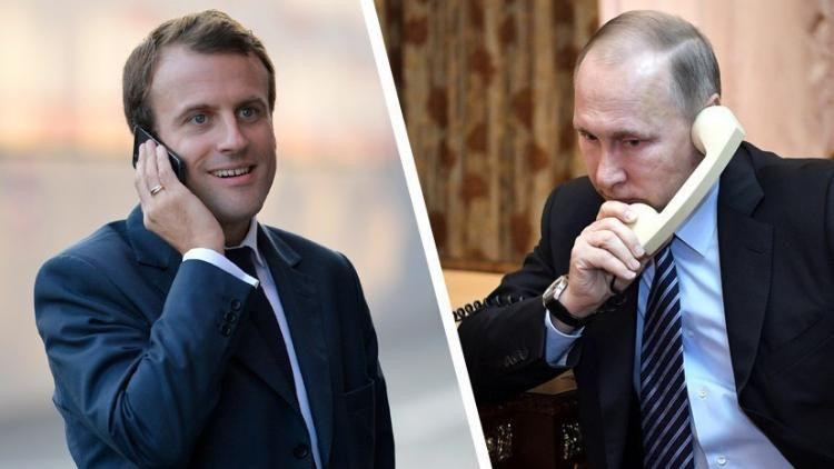 Putin və Makron İran və Ukrayna mövzusunda telefon danışığı aparıblar