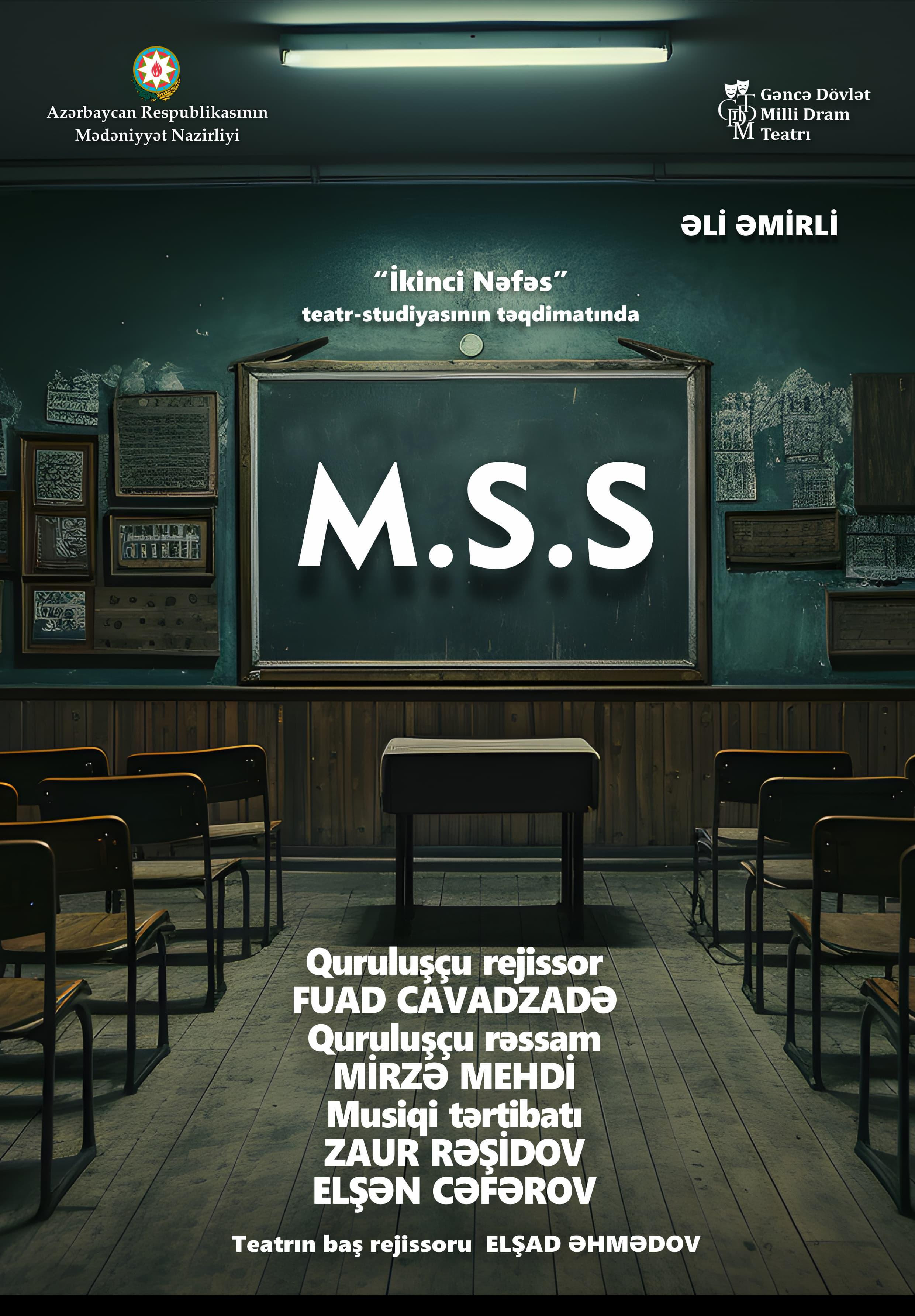 Gəncə Dövlət Milli Dram Teatrında “M.S.S” tamaşasının premyerası keçirilib