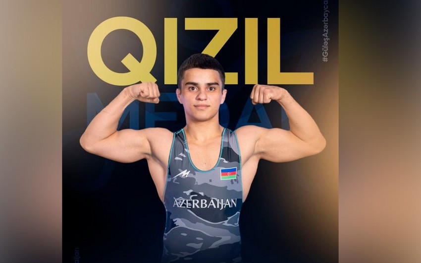 Azərbaycan güləşçisi Avropa çempionu olub