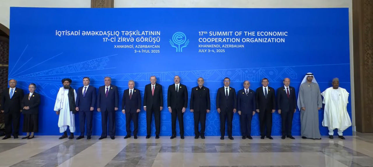 Xankəndi şəhərində İqtisadi Əməkdaşlıq Təşkilatının 17-ci Zirvə görüşü keçirilib