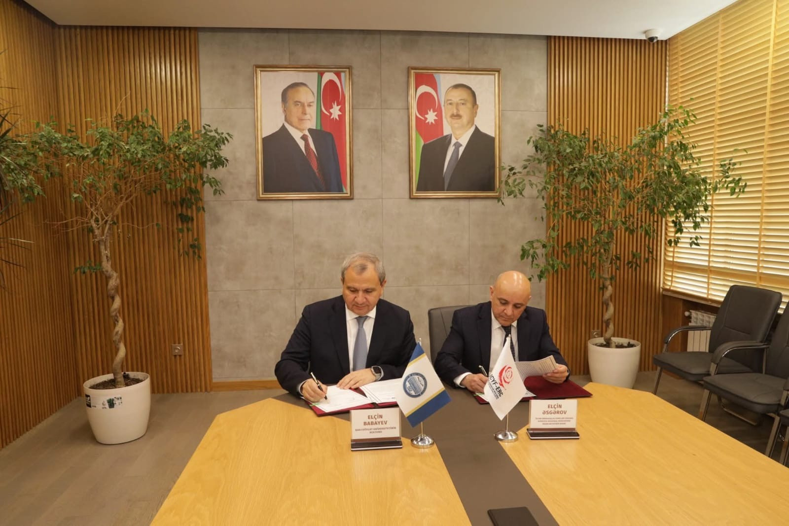 BDU və bu Mərkəz əməkdaşlıq memorandumu imzalayıb