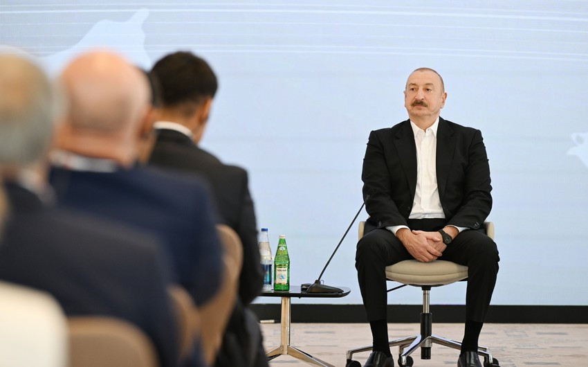 Azərbaycan Prezidenti: "Qonşularımızın qonşuları ilə də yaxşı münasibətlərə malik olmalıyıq"