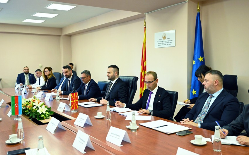 Azərbaycan Şimali Makedoniya ilə iqtisadi əməkdaşlığın prioritetlərini açıqlayıb