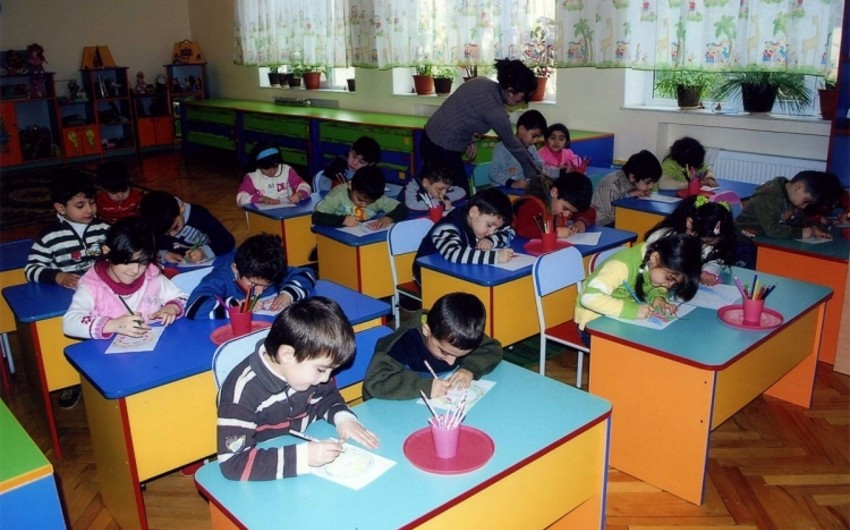 60 min nəfərə yaxın uşaq məktəbəhazırlıq qruplarına qəbul edilib