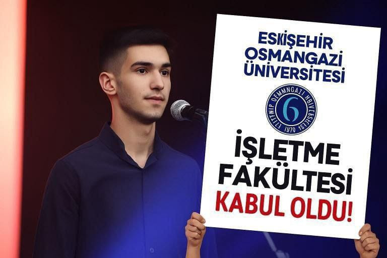 Milli Qəhrəmanın oğlu Eskişehir Osmangazi Universitetinə qəbul olub
