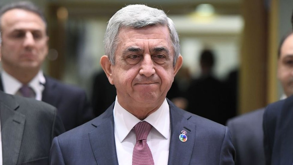 Serj Sarkisyan Vaşinqton razılaşmasını Ermənistanın kapitulyasiyası kimi qiymətləndirib