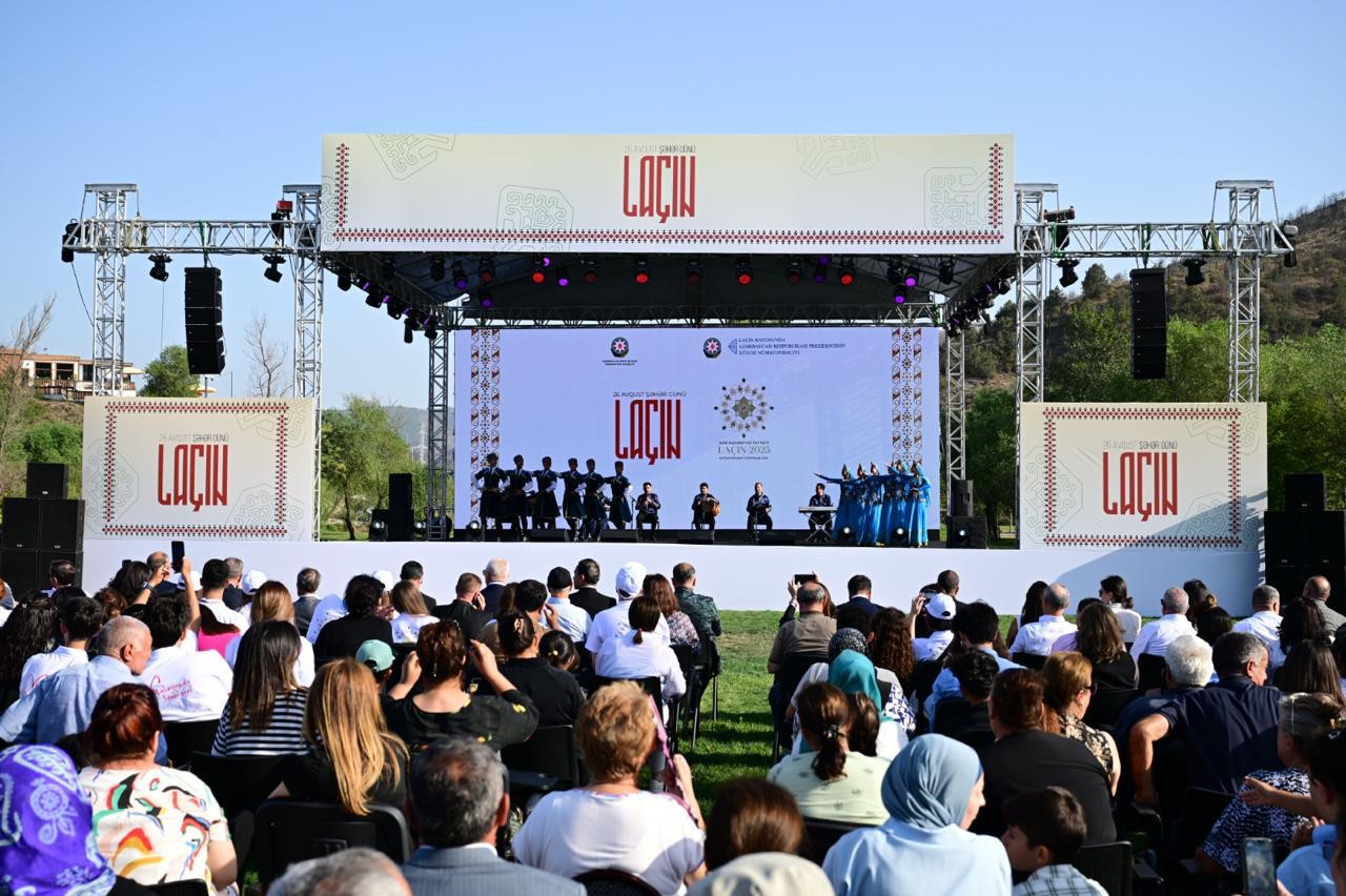 Laçın Şəhəri Günü münasibətilə möhtəşəm konsert proqramı təqdim olunub