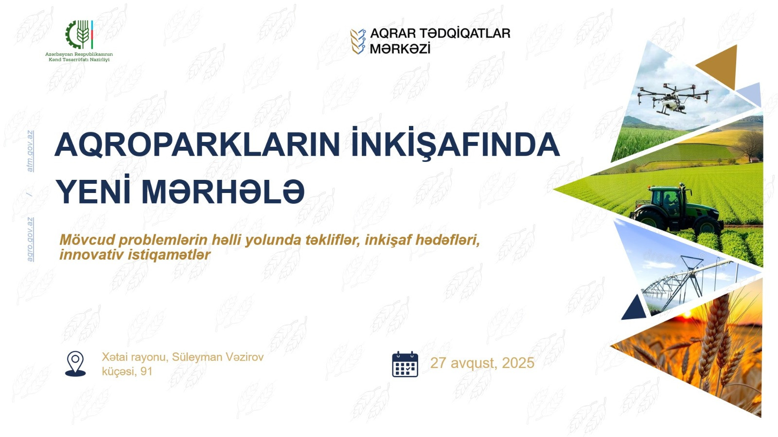 Kənd Təsərrüfatı Nazirliyində “Aqroparkların inkişafında yeni mərhələ” mövzusunda tədbir keçirilib