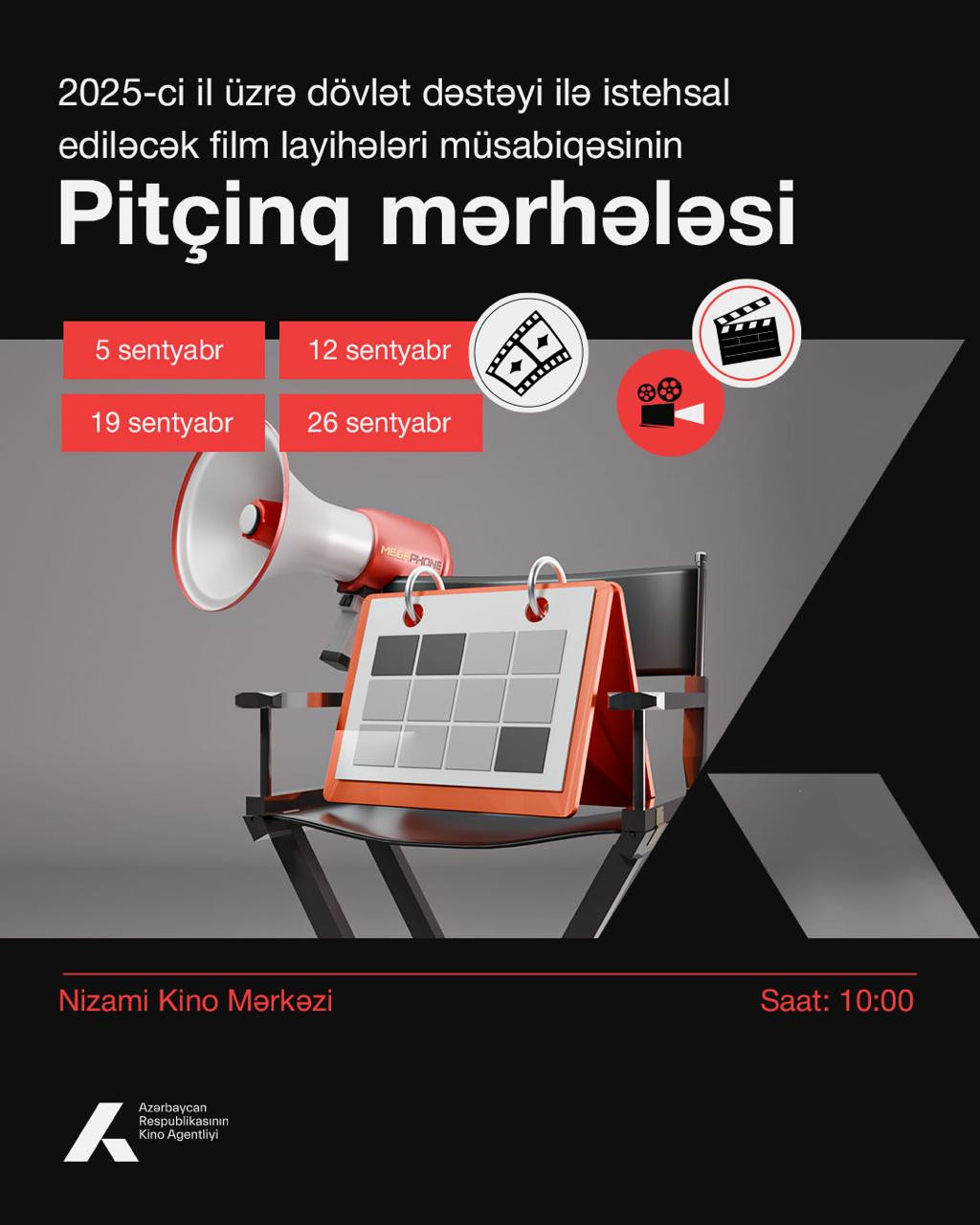 Film layihələrinin pitçinq mərhələsinə start verilir