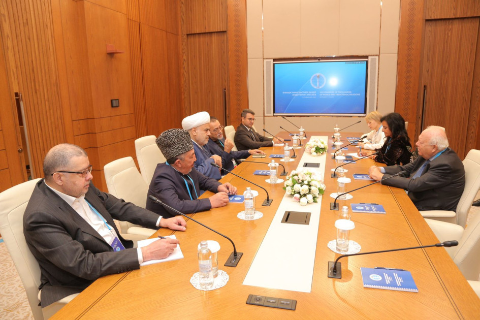 QMİ sədri BMT Sivilizasiyalar Alyansının ali nümayəndəsi ilə görüşüb