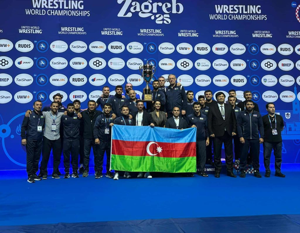 Azərbaycan millisi güləş üzrə dünya çempionatında ikinci yeri tutub