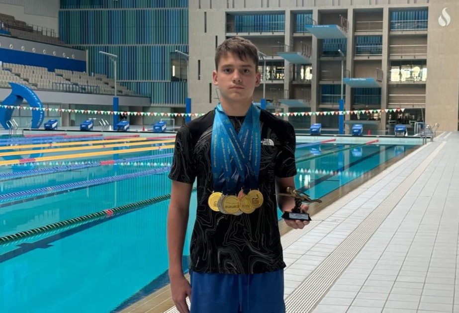 Azərbaycan üzgüçüsü III MDB Oyunlarında bürünc medal qazanıb