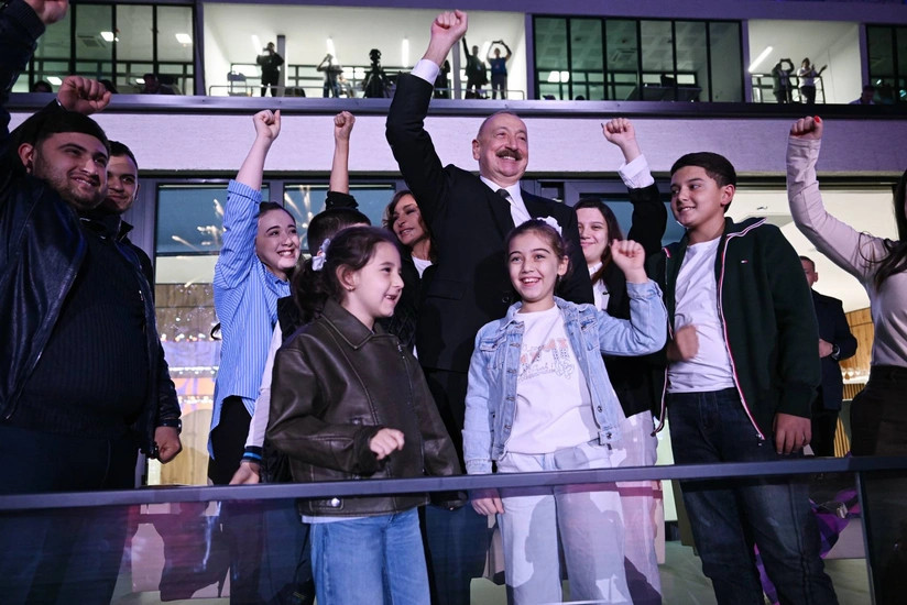 İlham Əliyev III MDB Oyunlarının açılış mərasimindən paylaşım edib