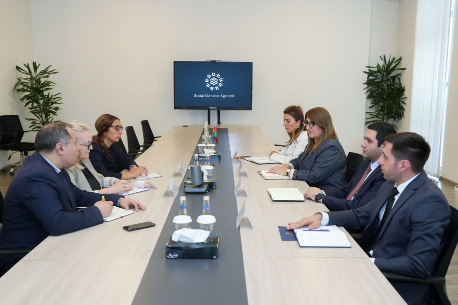 Sosial Xidmətlər Agentliyində Dünya Bankının nümayəndələri ilə görüş keçirilib
