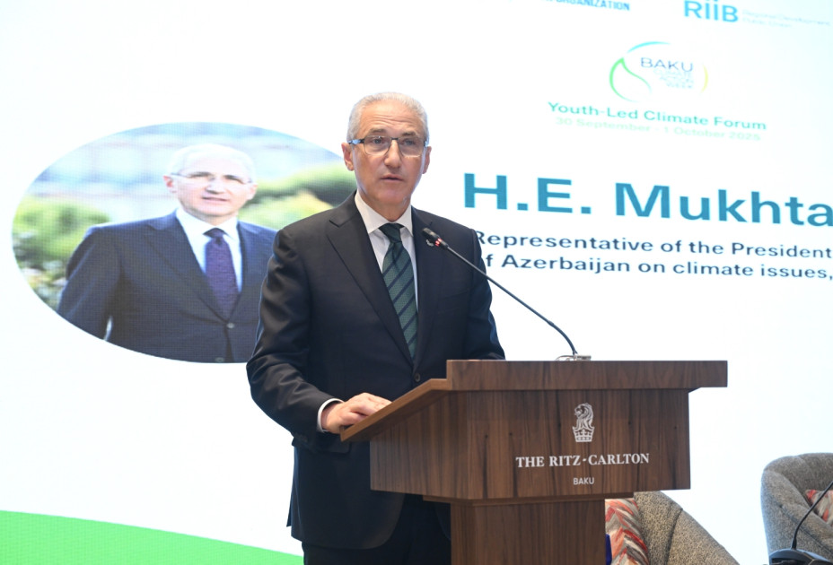 Bakı İqlim Fəaliyyəti Həftəsi çərçivəsində Gənclərin İqlim Forumu işə başlayıb