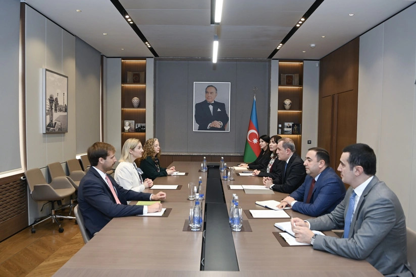 Ceyhun Bayramov ABŞ Dövlət Departamentinin nümayəndəsini qəbul edib
