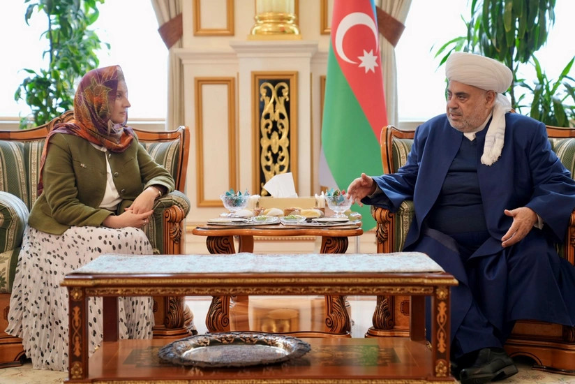 ABŞ diplomatı Allahşükür Paşazadə ilə sülh prosesində dini icmaların rolunu müzakirə edib