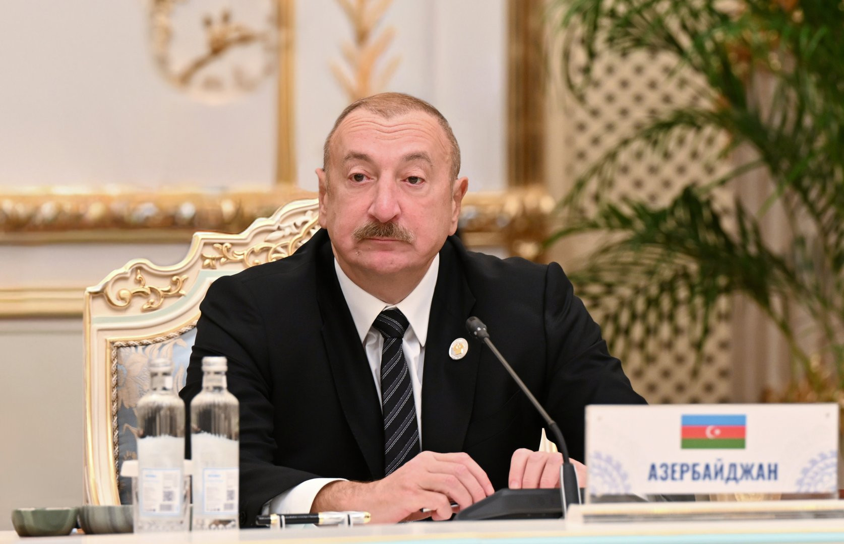 İlham Əliyev MDB Dövlət Başçıları Şurasının iclasında Laçının inkişafından danışıb