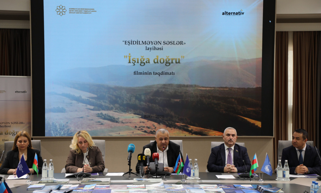 “İşığa doğru” filminin təqdimatı olub