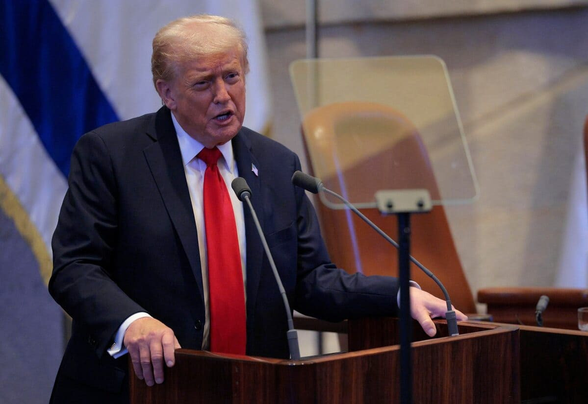 Donald Tramp İsrail parlamentində çıxış edib