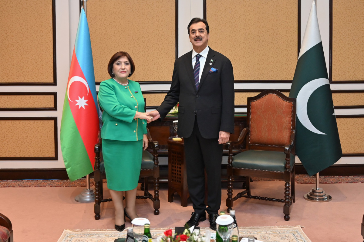Milli Məclisin sədri Pakistan Prezidenti ilə görüşüb